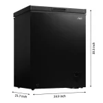 Arctic King 5 Cu ft Chest Freezer, Black
