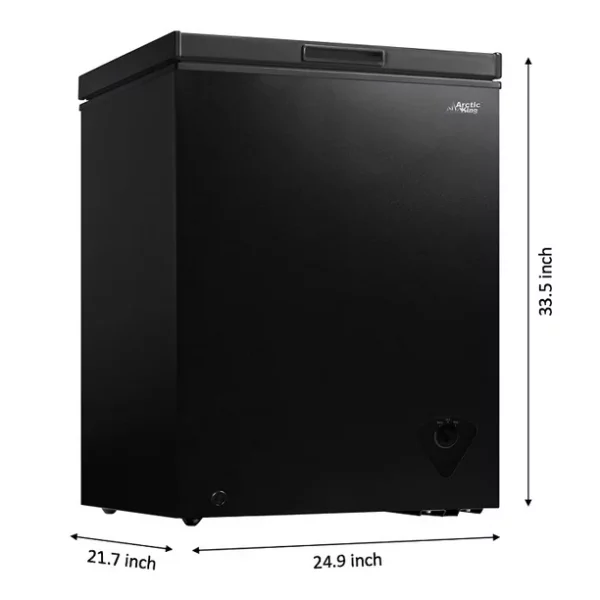 Arctic King 5 Cu ft Chest Freezer, Black