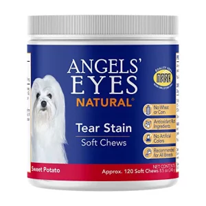 ANGELS' EYES Natural Sweet Potato Soft Chews 120 Ct (Model AENSCSP 120)