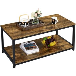 Alden Design Industrial Coffee Table Image 2