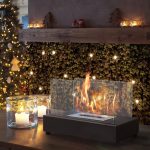 Arttoreal Upgrades Tabletop Rectangle Fire Pits,Portable Smokeless Bio Ethanol Fireplace with Realistic Burning, Awesome Gifts