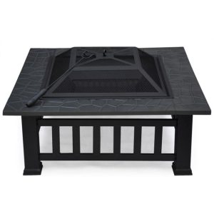 Backyard Patio Garden Square Stove Fire Pit Image 2