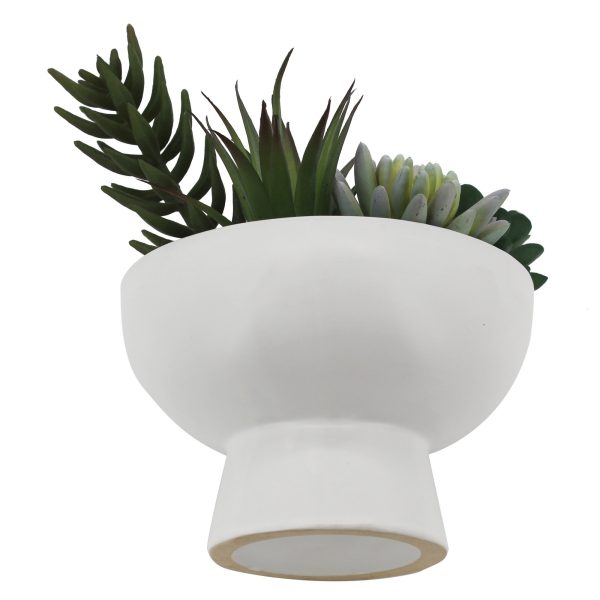 Better Homes & Gardens Artificial Succulent Arrangement in Ceramic Planter, 8”