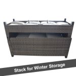 Better Homes & Gardens Brookbury 5-Piece Outdoor Patio Wicker Dining Sectional Set