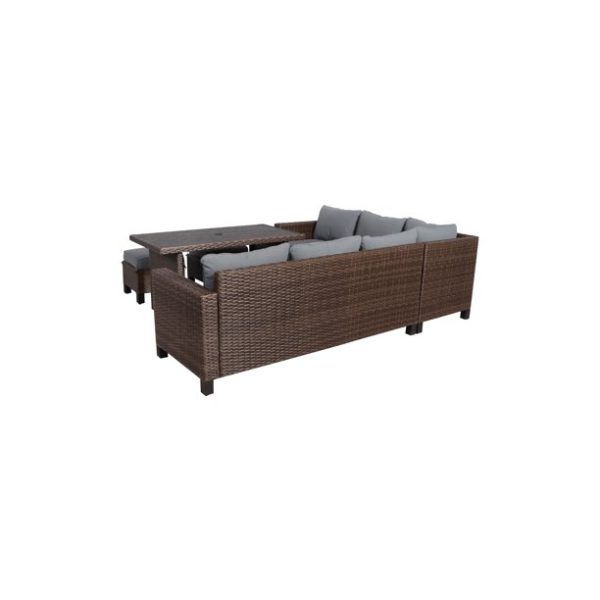 Better Homes & Gardens Brookbury 5-Piece Outdoor Patio Wicker Dining Sectional Set