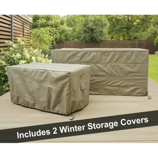 Better Homes & Gardens Brookbury 5-Piece Outdoor Patio Wicker Dining Sectional Set