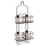 Better Homes & Gardens Expandable over-the-Shower Caddy, 4 Shelves, Oil Rubbed Bronze
