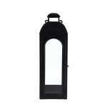 Better Homes & Gardens Metal Candle Holder Lantern, Black, Large