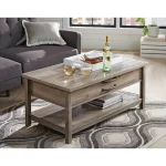 Better Homes & Gardens Modern Farmhouse Rectangle Lift-Top Coffee Table, Rustic Gray finish