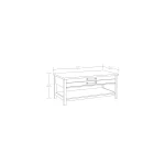 Better Homes & Gardens Modern Farmhouse Rectangle Lift-Top Coffee Table, Rustic Gray finish
