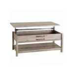 Better Homes & Gardens Modern Farmhouse Rectangle Lift-Top Coffee Table, Rustic Gray finish