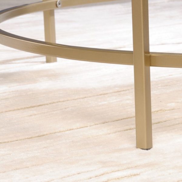 Better Homes & Gardens Nola Coffee Table, Gold Finish
