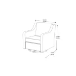 Better Homes & Gardens River Oaks 2 Piece Swivel Glider with Patio Cover