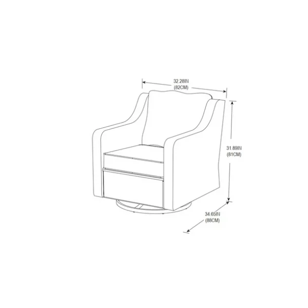 Better Homes & Gardens River Oaks 2 Piece Swivel Glider with Patio Cover