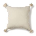 Better Homes & Gardens Tufted Trellis Decorative Square Throw Pillow, 20" x 20", Natural, Single Pillow