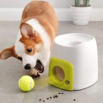 Big Holiday Savings! Dog Slow Feeder Toy Tennis Ball Thrower Food Rewarded Machine Training Pet Toy Great Gifts for Less on Clearance