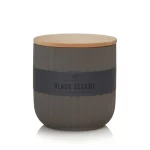 Chesapeake Bay Candle Minimalist Collection Black Sesame - 10.1oz Soft-Touch Medium Ribbed Jar Candle