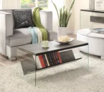 Convenience Concepts Soho Coffee Table, Weathered Grey