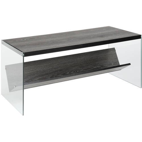 Convenience Concepts Soho Coffee Table, Weathered Grey