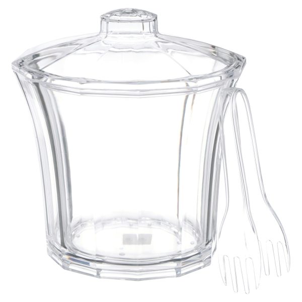 Creative Ware Insulated Acrylic Ice Bucket and Tongs