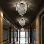 UL Listed 3-Light Crystal Chandelier Ceiling Fixture Pendant