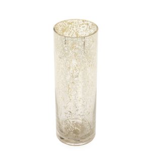 Elegant Expressions by Hosley 11.75" H Glam Mercury Glass Gold Vase, 1 Each