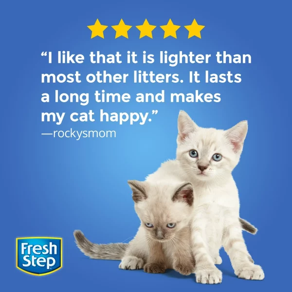 Fresh Step Lightweight Extreme Scented Litter with Febreze, Clumping Cat Litter, 15.4 lb