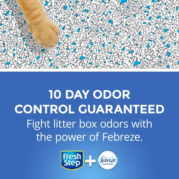 Fresh Step Lightweight Extreme Scented Litter with Febreze, Clumping Cat Litter, 15.4 lb
