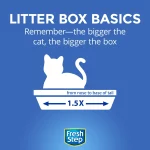 Fresh Step Lightweight Extreme Scented Litter with Febreze, Clumping Cat Litter, 15.4 lb