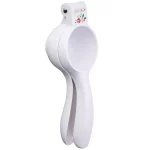 The Pioneer Woman Garden Party Handheld Cast Citrus Fruit Press Juicer with Filter, White