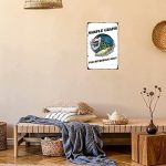 Funny Novelty Metal Tin Sign Mermaid Bathroom Sign Rustic Retro Wall Sign Home Kitchen Bar Room Garage Vintage Retro Poster Plaque 8x12 Inch