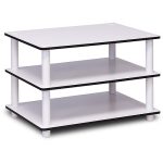 Furinno 11173 Just 3-Tier No-Tools Coffee Table, White