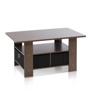 Furinno Coffee Table w/Bin Drawer