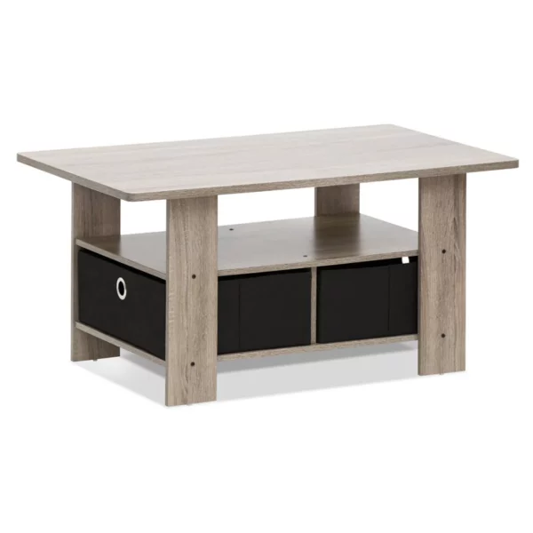 Furinno Coffee Table w/Bin Drawer