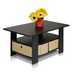 Furinno Coffee Table w/Bin Drawer