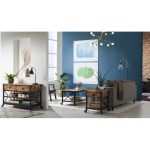 Better Homes & Gardens Rustic Country Coffee Table, Weathered Pine Finish