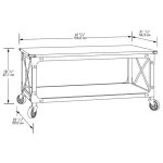 Better Homes & Gardens Rustic Country Coffee Table, Weathered Pine Finish