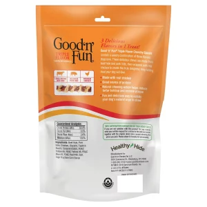 Good ‘n’ Fun Triple Flavor Crunchy Spirals Snack for All Dogs, 3 count, 4.2 oz(1)