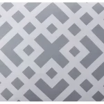 Mainstays Gray Geometric 8 Piece Bed in a Bag Comforter Set with Sheets, Queen