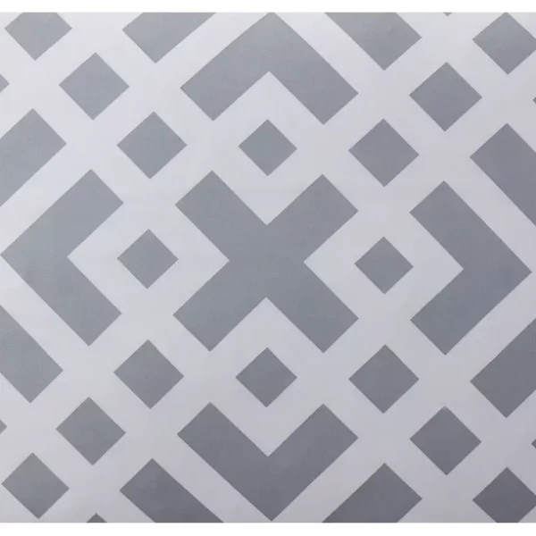 Mainstays Gray Geometric 8 Piece Bed in a Bag Comforter Set with Sheets, Queen