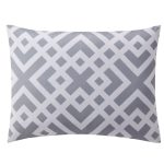 Mainstays Gray Geometric 8 Piece Bed in a Bag Comforter Set with Sheets, Queen