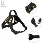 Gustave No Pull Dog Harness for Large Dog Adjustable Pet Vest Harness with belt buckle for Outdoor Walking (Camouflage,L)