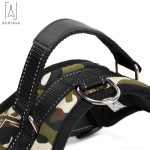 Gustave No Pull Dog Harness for Large Dog Adjustable Pet Vest Harness with belt buckle for Outdoor Walking (Camouflage,L)