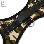 Gustave No Pull Dog Harness for Large Dog Adjustable Pet Vest Harness with belt buckle for Outdoor Walking (Camouflage,L)