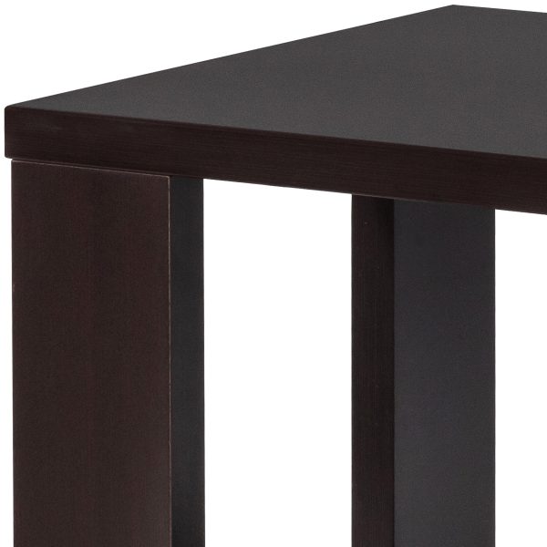 Gymax Rectangular Cocktail Table Coffee Table Living Room Furniture with Storage Shelf