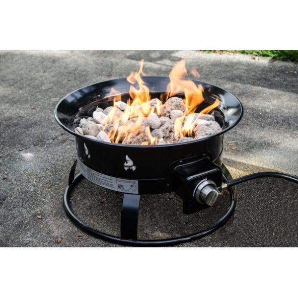 Heininger 5995 58,000 BTU Portable Propane Outdoor Fire Pit
