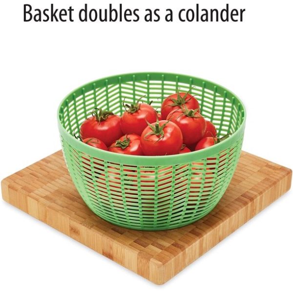 Farberware Professional Salad Spinner Green with White Lid
