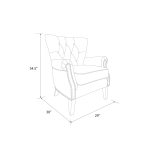 Better Homes & Gardens Accent Chair, Living Room & Home Office, Beige