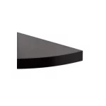 Mainstays Black Corner Shelf Set, 2 Count (9.45"L x 9.45"W x 0.98"H)Medium Density Fiberboard