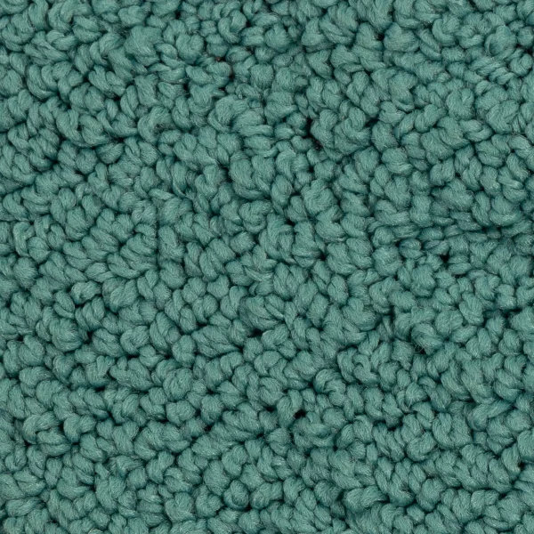 Mainstays Dylan Solid Diamond Traditional Teal Area Rug, 1'8"x2'6"